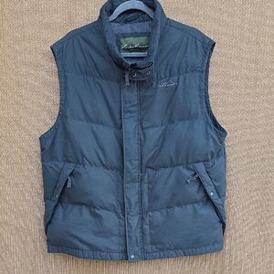 Eddie Bauer Men's Dark Gray Puffer Vest